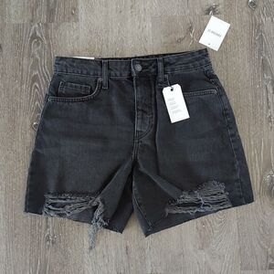 NWT Forever 21 High Rise Relaxed Mom Jean Shorts Size 26